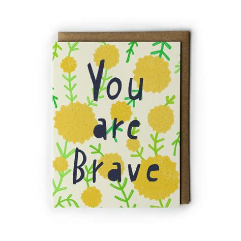 You Are Brave Card Honeyberry Studios