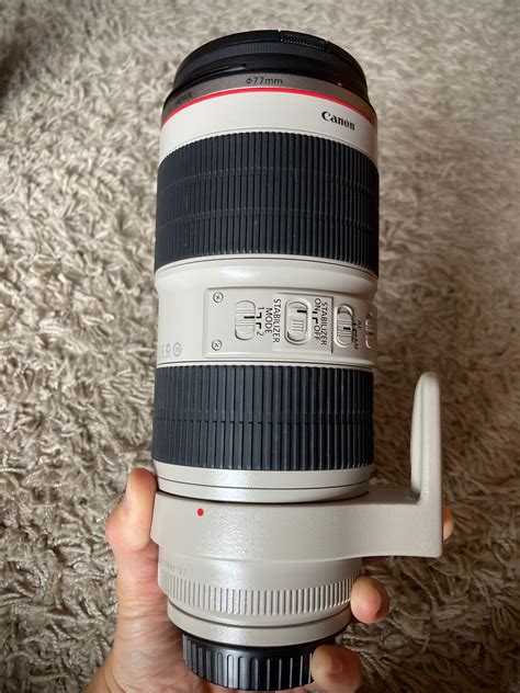 Canon Objetiva EF 70 200mm F 2 8L IS II USM EM CAIXA Usada 1 Vez