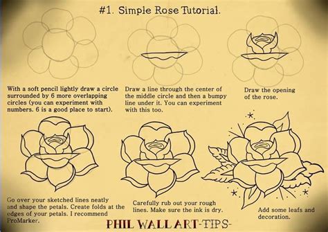 How To Draw Traditional Tattoos Step By Step