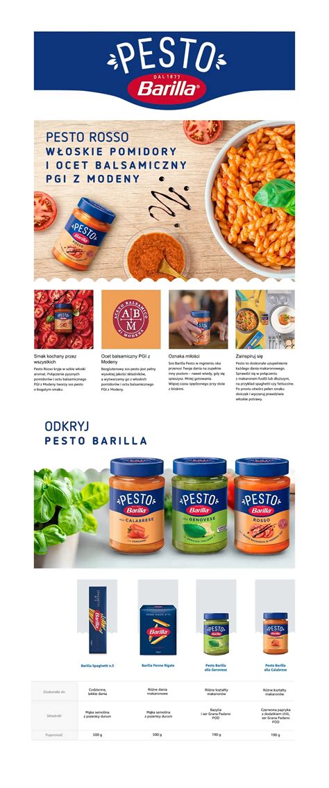 Barilla Pesto Rosso Sos Do Makaronu Z Pomidorami 200 G Zakupy Online