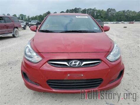 Report Kmhct4ae7du342707 Hyundai Accent 2013 Red Gas Price And Damage