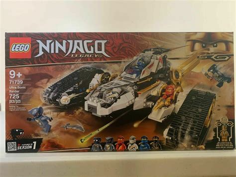 Lego Ninjago Legacy Ultra Sonic Raider With A Motorcycle Plane