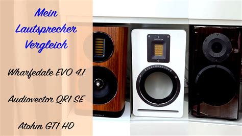 Mein Lautsprechervergleich Wharfedale Evo Adiovector Qr Se