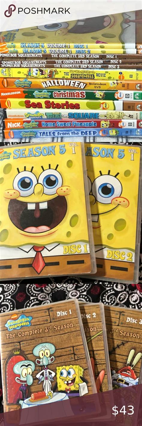 Spongebob Squarepants Dvd Lot