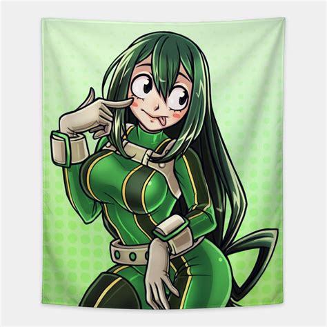 Kero Tapestry My Hero Academia Tsuyu Cute Anime Character Tsuyu Asui