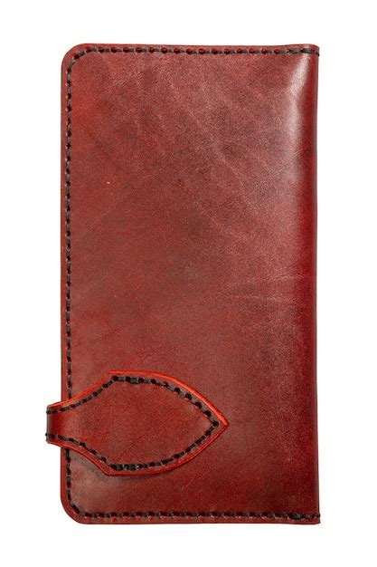 Premium Photo | Brown natural leather women wallet