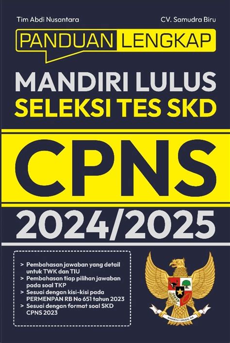 Panduan Lengkap Mandiri Lulus Seleksi Tes Skd Cpns Samudra Biru