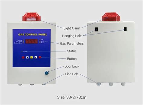 Bh 50 Gas Control Panel 2 Channel Double Way Controller Connect Fixed