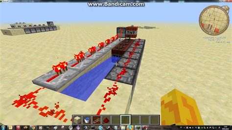 Minecraft Redstone Tutorial Tnt Kanone Version Automatisch