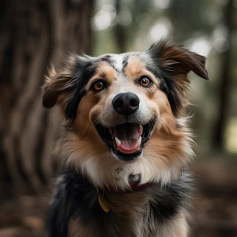 Un Perro Con Un Collar Que Dice Soy Un Perro Foto Premium