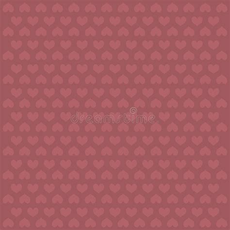 Valentine Pink Heart Vector Pattern Background Stock Vector