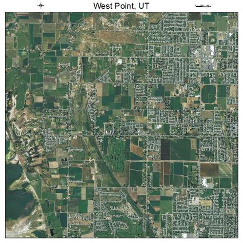 Aerial Photography Map of West Point, UT Utah