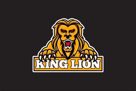 KING LION LOGO Graphic by shazdesigner · Creative Fabrica