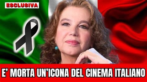 ⚪il Cinema Italiano In Lutto Per La Morte Di Unicona Del Cinema