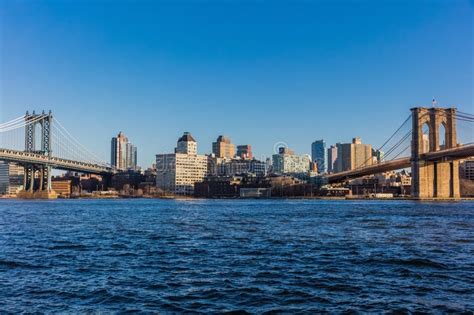 Brooklyn Bridge Manhattan Landmarks New York City USA Stock Image ...