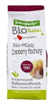 Seitenbacher Cranberry Müsli 590 bio naturPur Shop