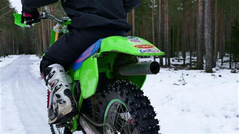 Kawasaki Kx500 2 Stroke Power Winter Braaaps Youtube