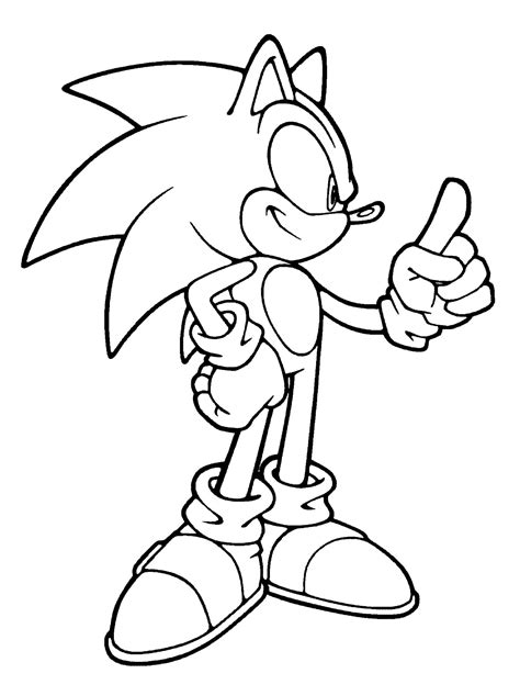 Dibujos para colorear Sonic 100 imágenes Imprime gratis para niños