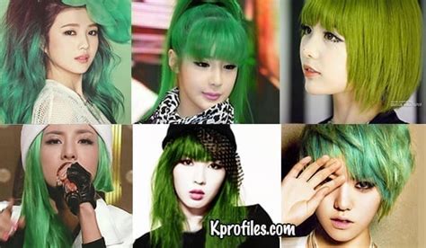 Who Rocks Green Hair Kpop Female Edition Updated Kpop Profiles