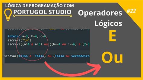 Operadores Lógicos E Ou Como Usar Diferença Lógica de Programação