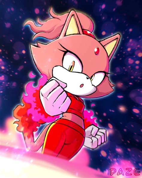 Blaze The Cat And Burning Blaze Sonic Drawn By Xdaze Danbooru