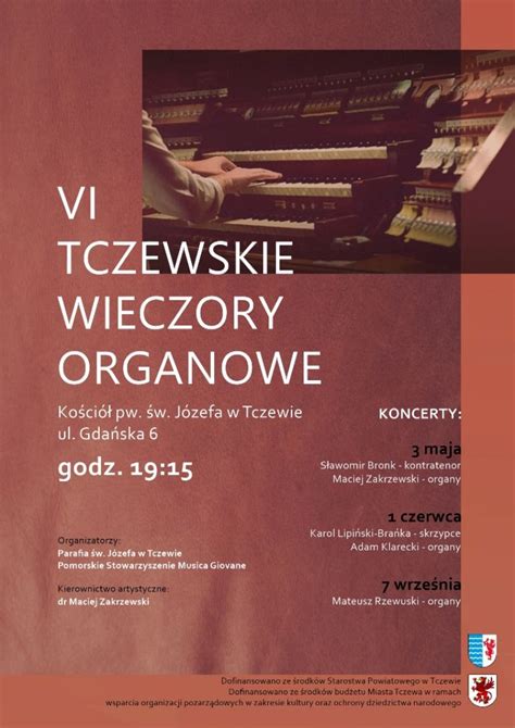 Tczewskie Wieczorne Koncerty Organowe zapowiedź Radio Głos