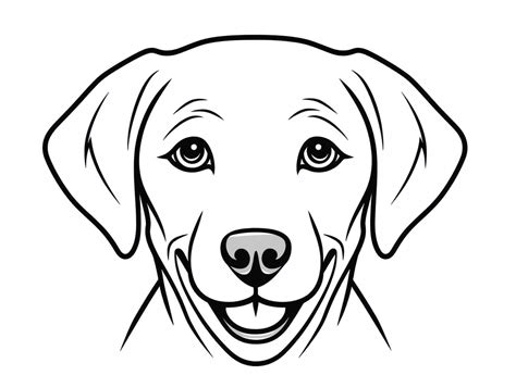 Kids Labrador Retriever Coloring Page Coloring Page