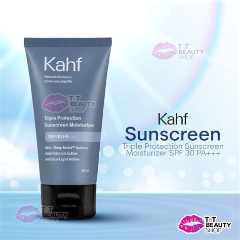 Jual Kahf Triple Protection Sunscreen Moisturizer Spf Pa Shopee