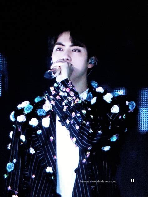 Bts Jin Performing On Stage