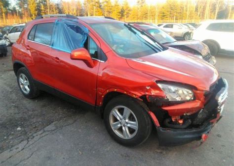 Bidding ended on KL7CJPSBXGB723383, Salvage Chevrolet Trax at TEMPLETON ...