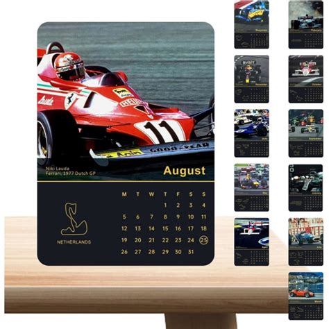 F1 Calendar 2024 Desk Calendar Formel 1 Racing Program