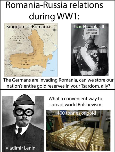 Lenin loved Romanian gold. | History Memes | History Memes | Know Your Meme