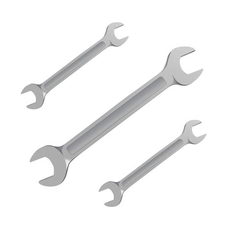 Premium Vector Premium Vektor Double Open End Wrench Tools