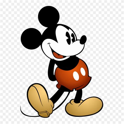 Classic Mickey Mouse Clipart - Mickey Mouse Vintage - Png Download ...