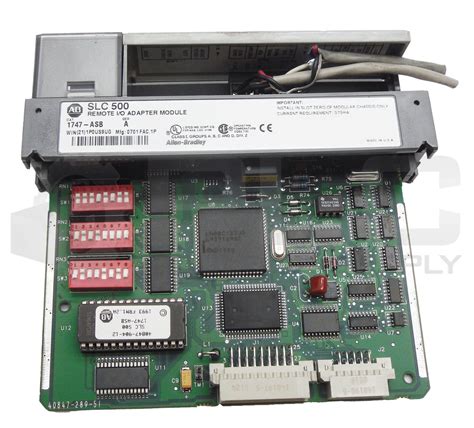 Allen Bradley Asb A Slc Remote I O Adapter Module Plc