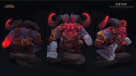 Ornn The Fire Below The Mountain League Of Legends Polycount