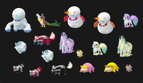 Pokemon GO First Look At New Galar Forms For Throwback Special Research