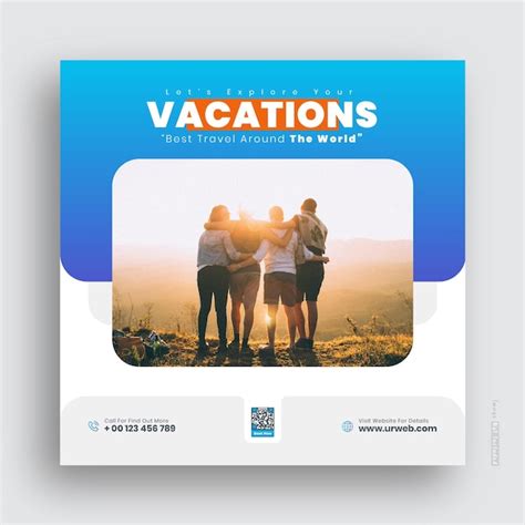 Agence De Voyages Et Tourisme Instagram Post Ou Mod Le De Publication