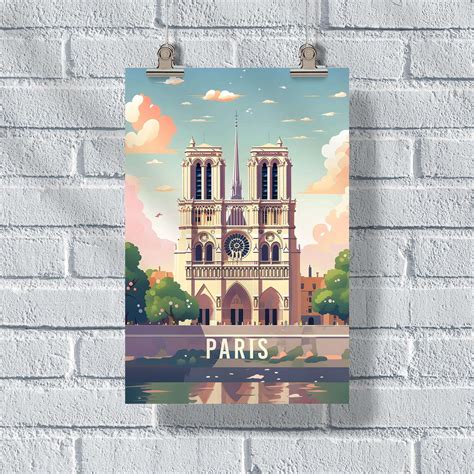 Paris Notre-Dame Cathedral Poster | United World Memories