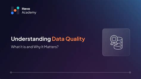understanding data quality       matters
