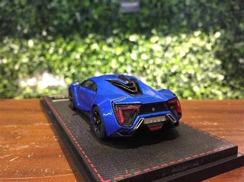 1 43 KengFai W Motors Lykan Hypersport Blue KF000302MGM Max Gear