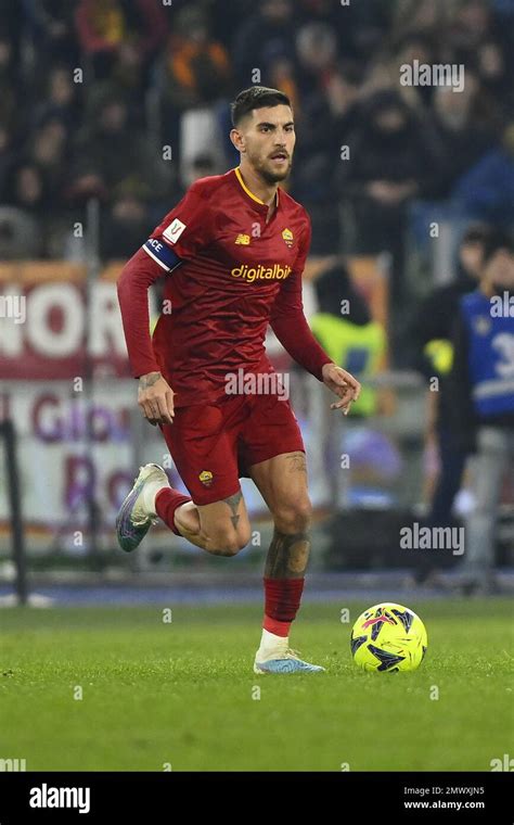 Lorenzo Pellegrini Of A S Roma During The Coppa Italia Quarter Final