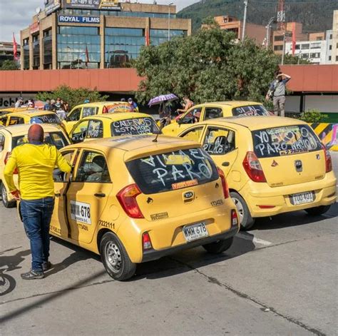 Paro De Taxistas En Colombia De Julio Es La Fecha