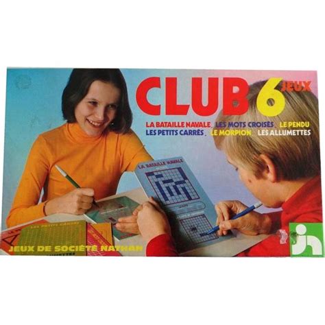 Club 6 jeux Fernand Nathan Édition 1977 Ludessimo jeux de