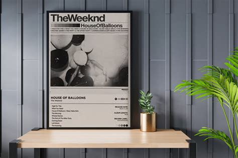 The Weeknd House Of Ballons Fanmade Album Poster Album Cover Custom