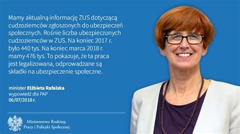 Ministerstwo Rodziny On Twitter Minister E Rafalska Dla