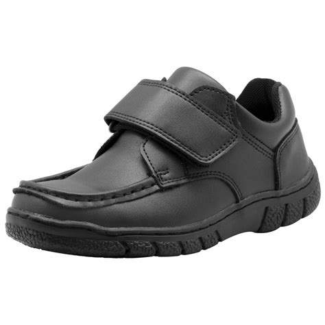 Apakowa Apakowa Boys School Uniform Shoes Adjustable Strap Comfort