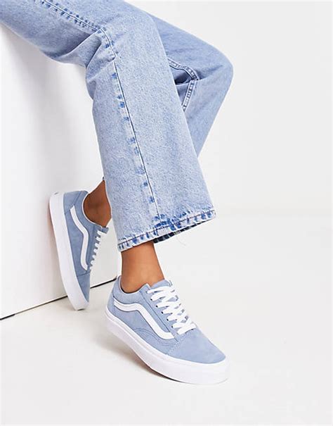 Pale Blue Vans Old Skool Shop