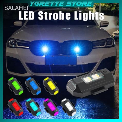 Jual YGRETTE 7COLORS LED STROBE LIGHTS CAR LAMPU WARNA WARNI KEDAP