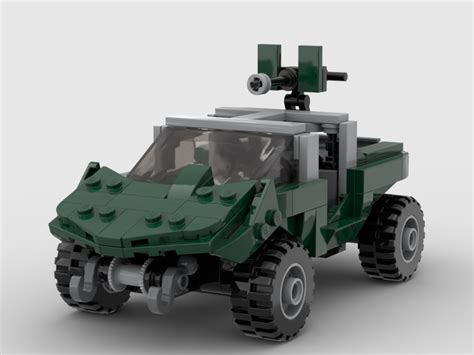 LEGO MOC Halo Warthog by BenneBricks | Rebrickable - Build with LEGO